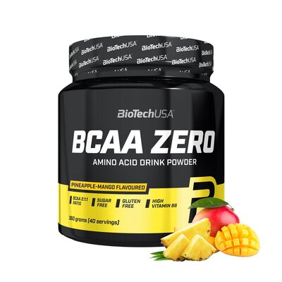 Aminokwasy BCAA BIOTECH Zero Ananasowo-mango (360 g)