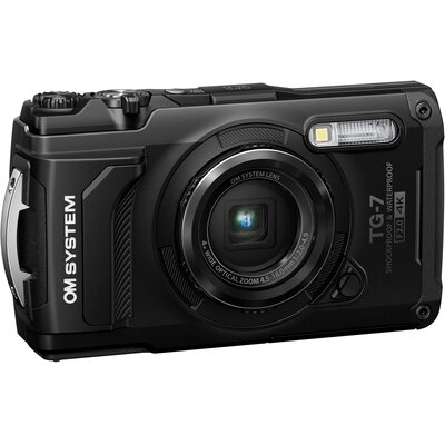 Aparat OLYMPUS OM System TG-7 Czarny, 12.1Mpix, 4x zoom